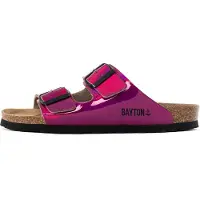 Bayton Pantolette 'Atlas' fuchsia / svart
