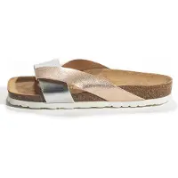 Bayton Pantolette 'Mildura' sand / guld / silver