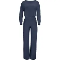 Winshape Jumpsuit ' JS101LSC ' antracit / vit