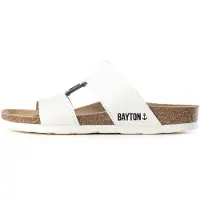 Bayton Pantolette 'Navia' svart / vit