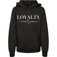 Mister tee Sweatshirt 'Loyalty' svart / vit