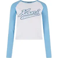 Karl kani T-shirt ljusblå / svart / vit