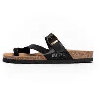 Bayton Pantolette 'Biscaye' stone / svart