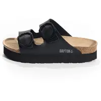 Bayton Pantolette 'Japet' grå / svart