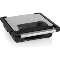 Princess 01.112425.01.001 Panini-grill Elektrisk Non-stick-beläggning, Kontrolljus, hopfällbar Svart