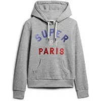 Superdry Glitter Graphic Logo Huvtröja