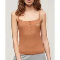 Superdry Essential Button Down ärmlös T-shirt