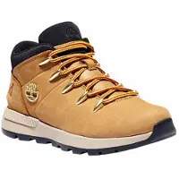 Timberland unisex för barn. TB0A2G7M2311 Läderstövlar Sprint Trekker Mid Lace Up gul (22), Hud, Karta, Nyckelband, Casual, barnmode