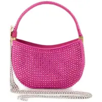 MAGDA BUTRYM Micro Vesna Hobo Bag - - Rosa - Strass