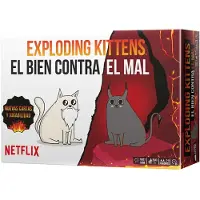 Exploding Kittens El Bien Contra El Mal Brädspel Spansk Version