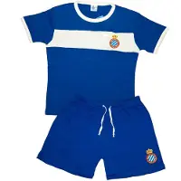 RCD Espanyol Pyjamas Med Korta ärmar För Barn