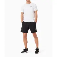 EA7 för män. 8NPV03_PNDDZ Set med T-shirt och byxor Dynamic Athlete vit, svart (XXS), Deportivo, Tennis/Padel, Multisport, Polyester, Kort ä