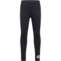 Converse Leggings - Ordmärke - Svart m. Logo - - 12-13 år (152-158) - Leggings