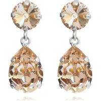 Caroline Svedbom Classic Drop örhängen silk rhodium