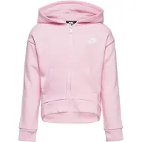 Nike Sweatjacka 'Club' rosa / rosa / vit