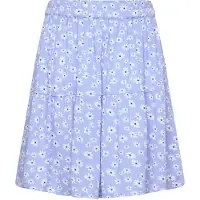 Creamie Kjol - Flower Crepe - Bel Air Blue - - 1½ år (86) - Kjol