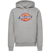 Dickies Ikon Log Hoodie Unisex Grå Hooded Sweatshirt
