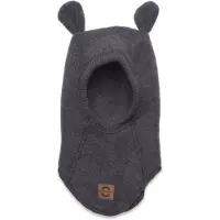 Mikk-Line Balaklava - Ull - Enkel - Anthracite Melerade m. Öron - - 50/56 - Balaklava - Singel