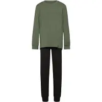 JBS Pyjamas - Bambu - Grön - - 5-6 år (110-116) - Pyjamas 2-delad