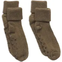 Minymo Strumpor - 2-pack - Torkad Herb - - 15/18 - Strumpor