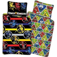 Licens Power Rangers sängkläder - 100% bomull - Juniorbäddset 100x140 cm