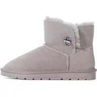 Gooce Snöboots 'Becci' silver / off-white