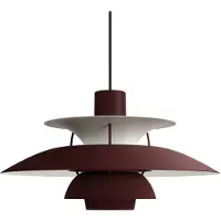 Louis Poulsen Taklampa , Röd, Vardagsrum, Metall