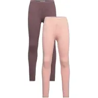 Minymo Leggings - 2-pack - Misty Rose - - 11 år (146) - Leggings