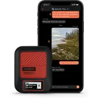 Garmin inReach Messenger Plus, Svart, Röd, Slagtålig, Temperaturbeständig, Vattentålig, IPX7, MIP, 2,74 cm (1.08"), 160 x 68 pixlar