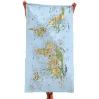Awesome Maps Dykarkarta Handduk