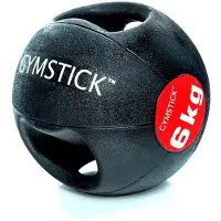 Gymstick Medicinboll I Gummi Med Handtag 6kg