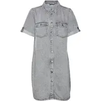 Vero Moda Skjortklänning 'Jennie' grå denim