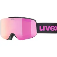 Uvex pwdr FM, Skidglasögon, Junior, Svart/Rosa