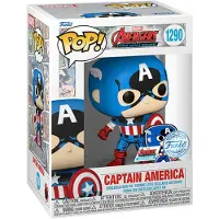 Funko POP! Kapten Amerika Förundran A60-comic Con Pin-figur