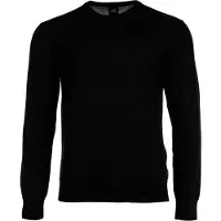 Armani Exchange för män. 8NZM3AZM8AZ1200 Pullover svart mjukt garn (XS), Casual