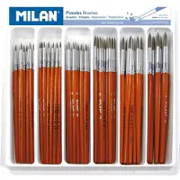Milan Brikka Med 120 Runda Skolpenslar Serie 101