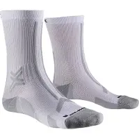 X-socks Trail Run Discover Crew - Löparsockor Arctic White / Pearl Grey 42 - 44
