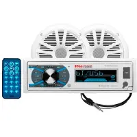 Boss Audio Systems Mr632uab+2 Mr6-högtalare+mrant10-paket