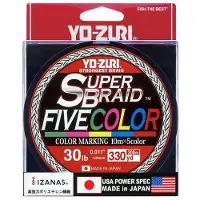 Yo-zuri Superbraid Fivecolor 300 M Flätlina