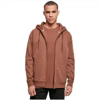 Build Your Brand Heavy Sweatshirt Med Dragkedja