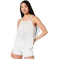 Superdry Vintage Woven Lace ärmlös T-shirt