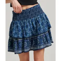 Superdry Vintage Tiered Mini Kjol