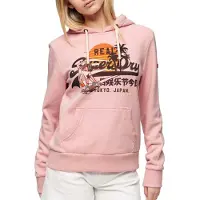 Superdry La Vl Graphic R Tröja Med Huva