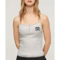 Superdry Essential Button Down ärmlös T-shirt
