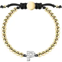 La Petite Story Boules Letter P Armband