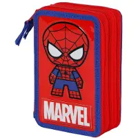 KARACTERMANIA Marvel Spiderman Glide Filled Triple Pennfodral
