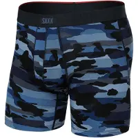 Saxx - Vandringskläder - Vibe Xtra Soft Comfort BB Fly Cloudbank Camo/Navy för Unisex - Storlek S