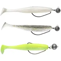 Swimy Pompei Shad+cheburashka Rig Mjukt Bete 10g 125 Mm 16 Enheter