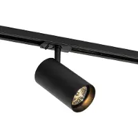 QAZQA Modern svart spotlight för 1-fas skensystem 70 mm - Iconic Jeana Luxe