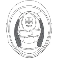AGV X3000 Kindkuddar